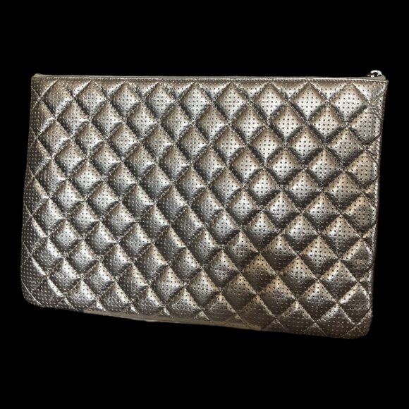 Chanel Quilted Large Cosmetic Case - Picture 2 of 9